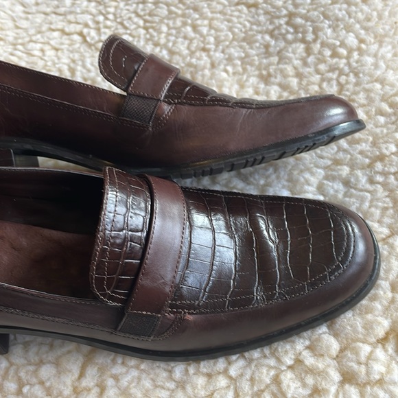 Elites By Walking Cradles Women’s Brown Loafers. Very Good Condition. Size 10 S. - Picture 8 of 14